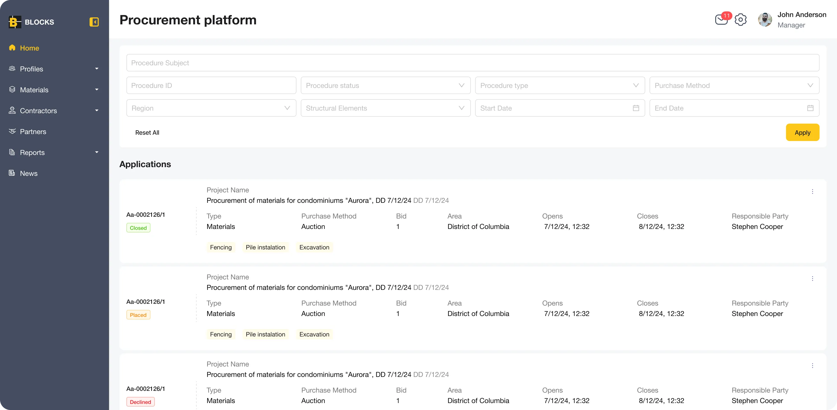 Procurement Platform Hero